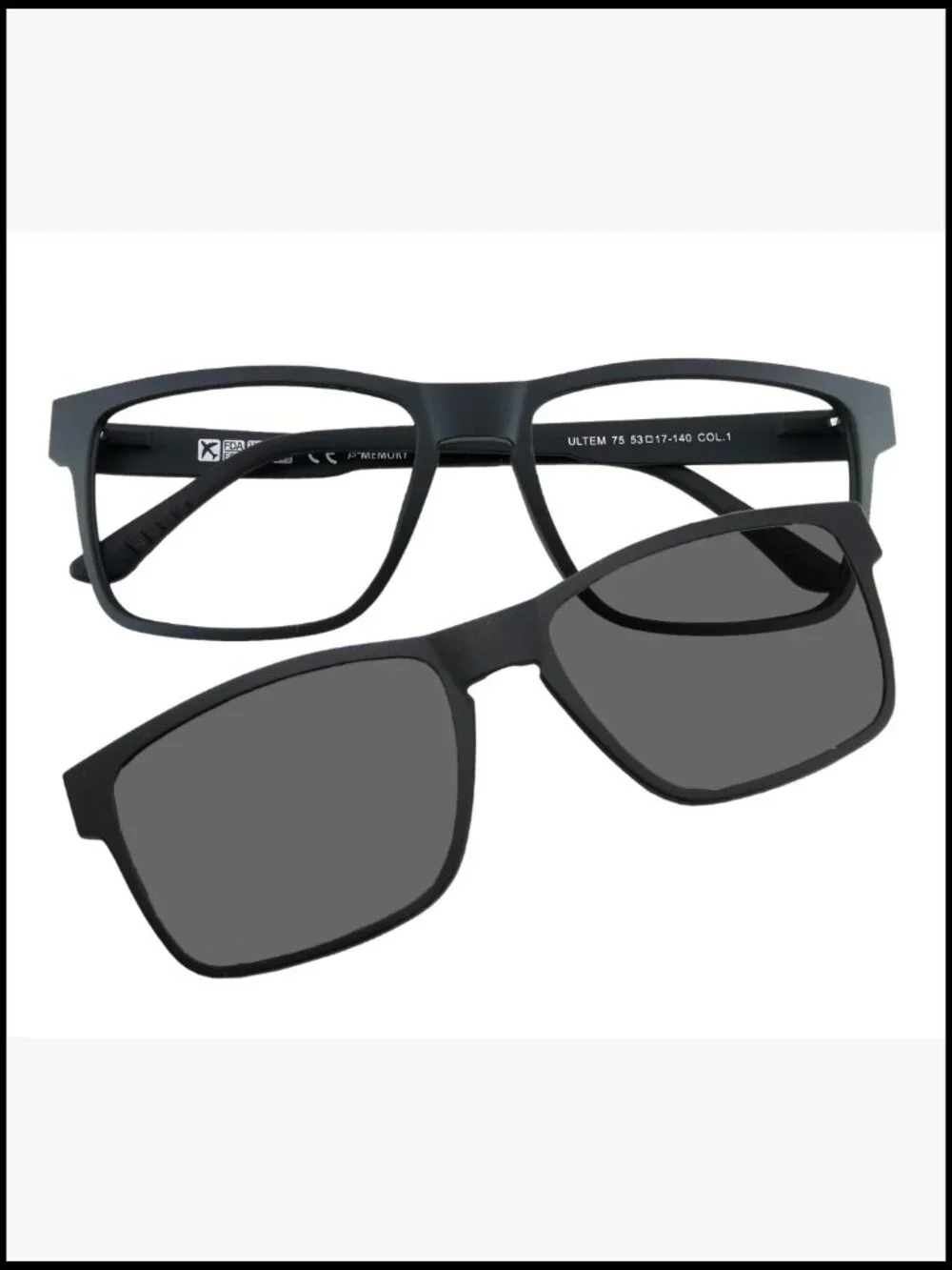 Men's Clip-On Magnetic Polarized Sunglasses with UV Protection